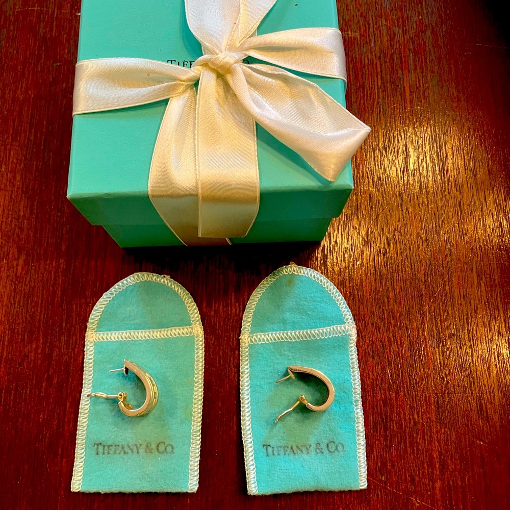 Tiffany & Co. Silver Hoop Earrings